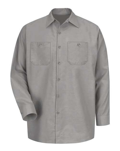Red Kap Men's Tall Industrial Long Sleeve Work Shirt - SP14T