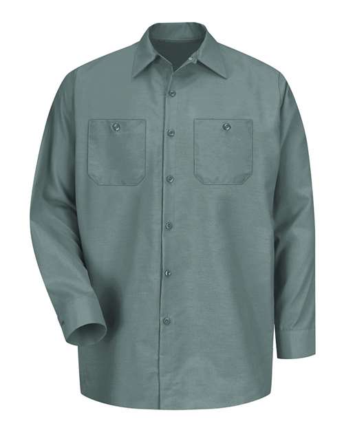 Red Kap Men's Tall Industrial Long Sleeve Work Shirt - SP14T