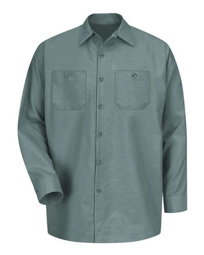 Red Kap Men's Tall Industrial Long Sleeve Work Shirt - SP14T