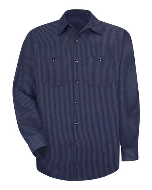 Red Kap Men's Tall Industrial Long Sleeve Work Shirt - SP14T