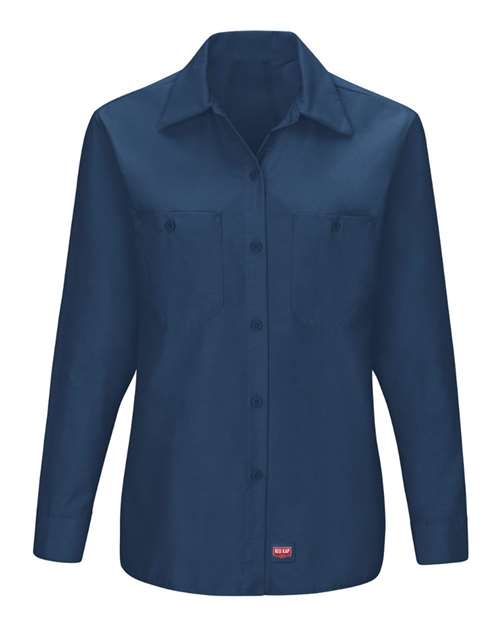Red Kap Women's Long Sleeve Mimix Work Shirt - SX11