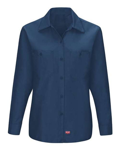 Red Kap Women's Long Sleeve Mimix Work Shirt - SX11