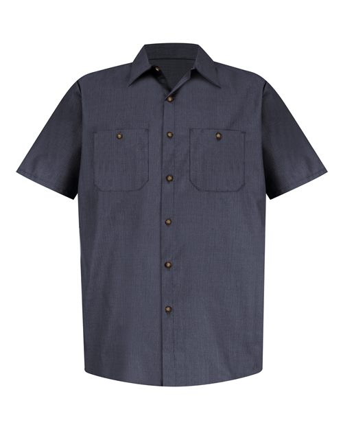 Red Kap Men's Tall Industrial Short Sleeve Work Shirt - SP24T
