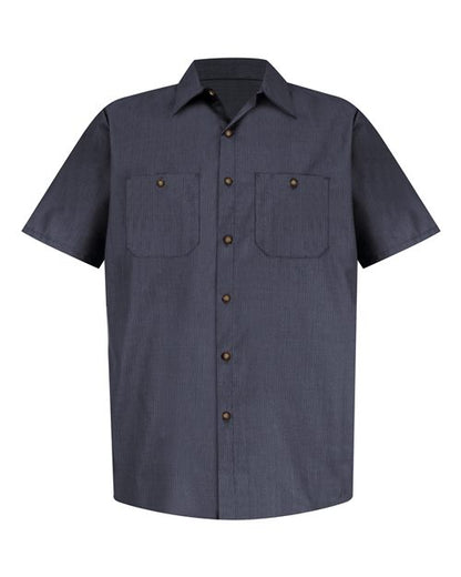 Red Kap Men's Tall Industrial Short Sleeve Work Shirt - SP24T