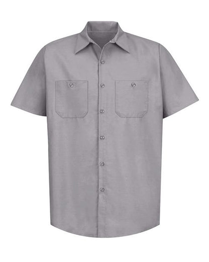 Red Kap Men's Tall Industrial Short Sleeve Work Shirt - SP24T