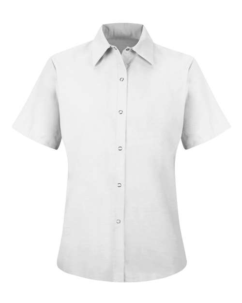 Red Kap Women's Short Sleeve Specialized Pocketless Work Shirt - SP25