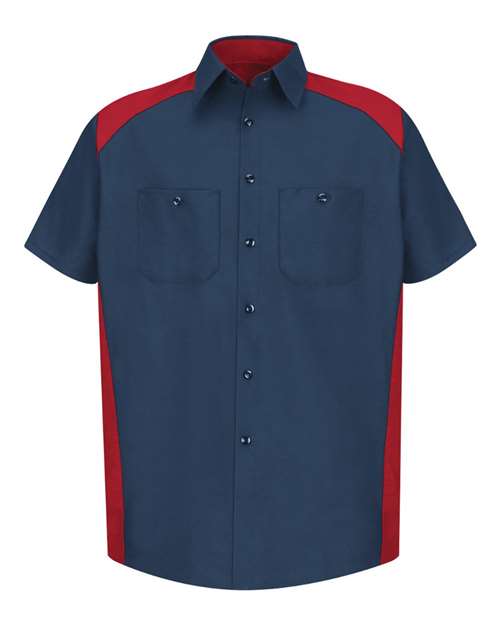 Red Kap Men's Tall Short Sleeve Motorsports Shirt - SP28T