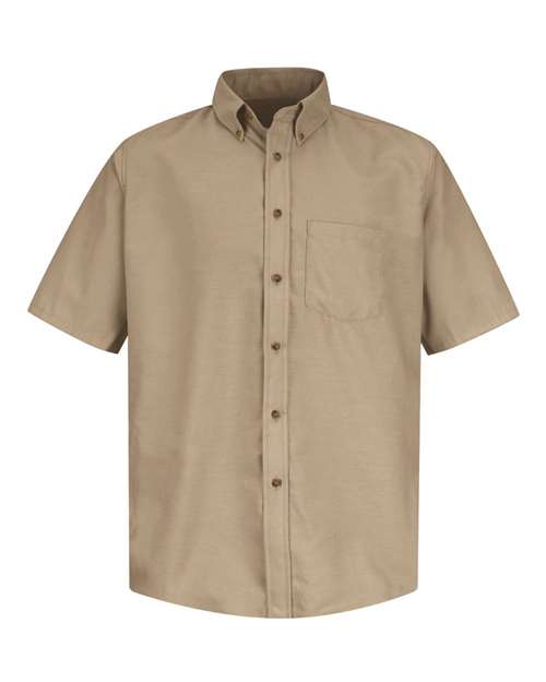 Red Kap Men's Tall Poplin Short Sleeve Dress Shirt - SP80T