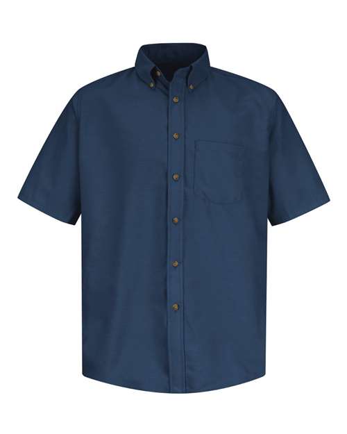Red Kap Men's Tall Poplin Short Sleeve Dress Shirt - SP80T