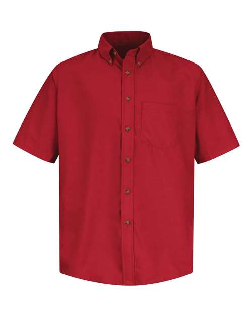 Red Kap Men's Tall Poplin Short Sleeve Dress Shirt - SP80T