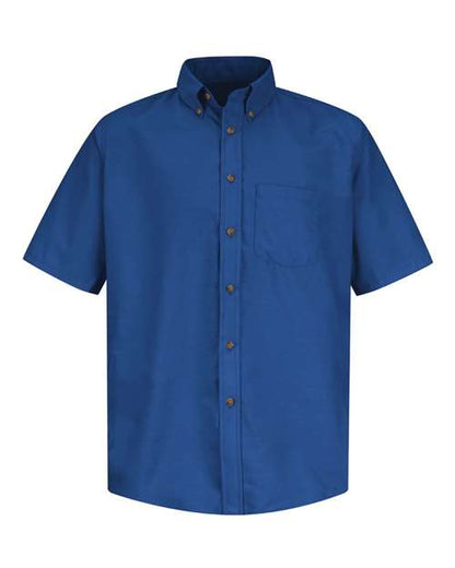 Red Kap Men's Tall Poplin Short Sleeve Dress Shirt - SP80T