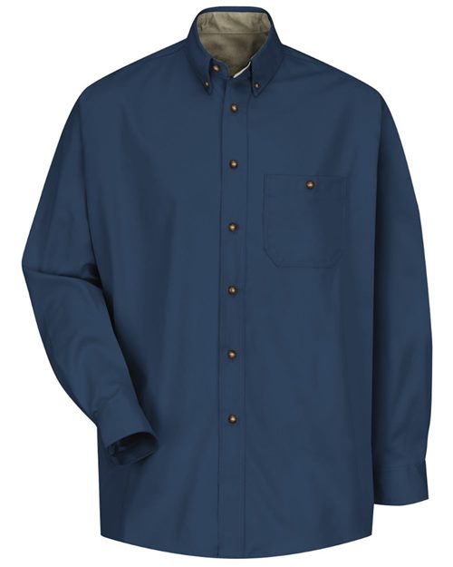 Red Kap Men's Cotton Contrast Dress Shirt - SC74