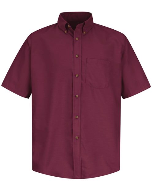 Red Kap Men's Tall Poplin Short Sleeve Dress Shirt - SP80T
