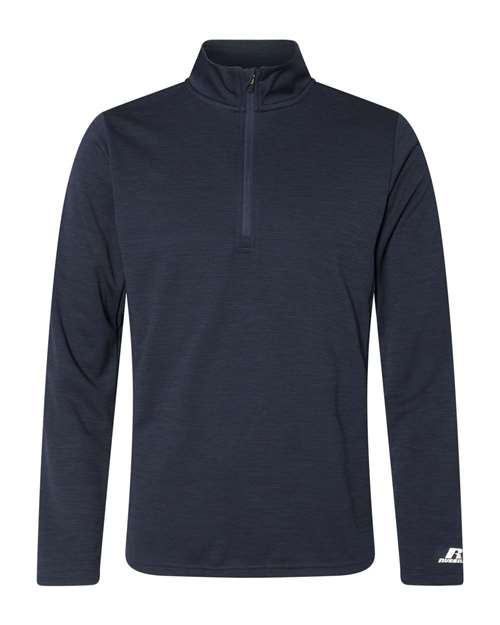 Russell Athletic - Men's Striated Quarter-Zip Pullover - QZ7EAM