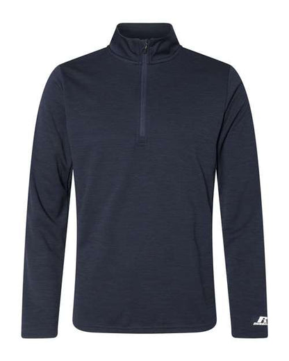Russell Athletic - Men's Striated Quarter-Zip Pullover - QZ7EAM