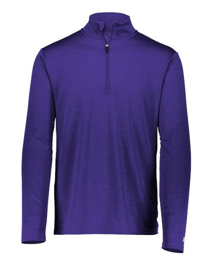 Russell Athletic - Men's Striated Quarter-Zip Pullover - QZ7EAM