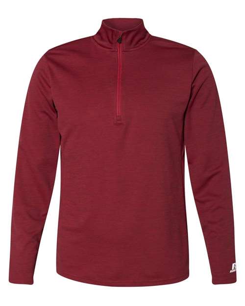 Russell Athletic - Men's Striated Quarter-Zip Pullover - QZ7EAM