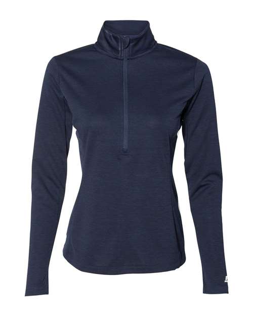 Russell Athletic - Women's Striated Quarter-Zip Pullover - QZ7EAX