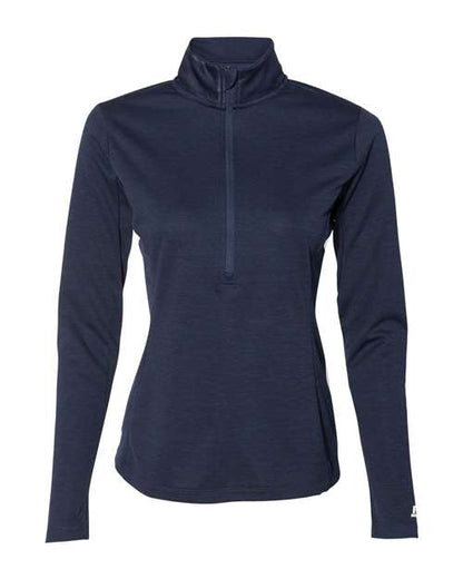 Russell Athletic - Women's Striated Quarter-Zip Pullover - QZ7EAX
