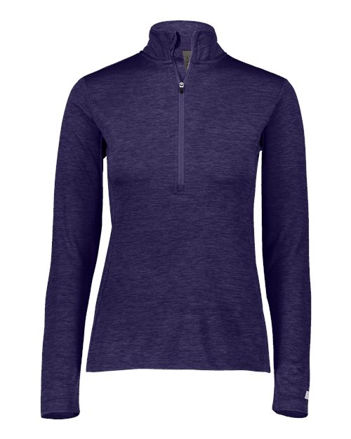 Russell Athletic - Women's Striated Quarter-Zip Pullover - QZ7EAX