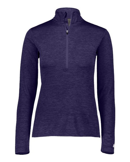 Russell Athletic - Women's Striated Quarter-Zip Pullover - QZ7EAX
