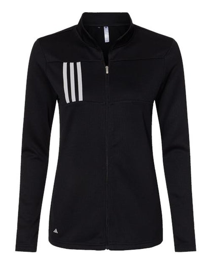Adidas Women's 3-Stripes Double Knit Full-Zip Jacket - A483