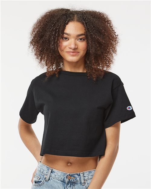 Champion Women's Heritage Jersey Crop T-Shirt - T453W