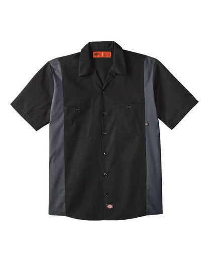 Dickies Men's Industrial Colorblocked Short Sleeve Shirt - LS524