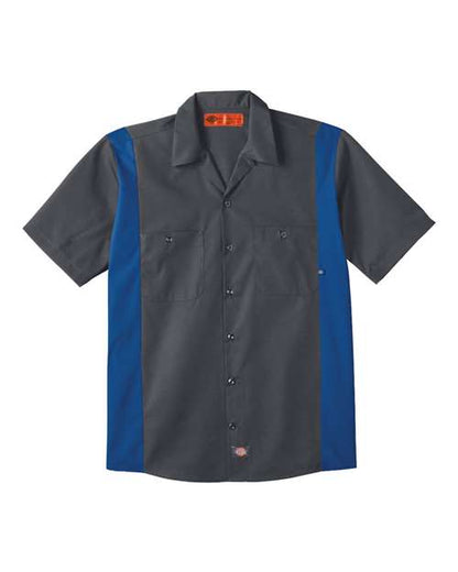Dickies Men's Industrial Colorblocked Short Sleeve Shirt - LS524