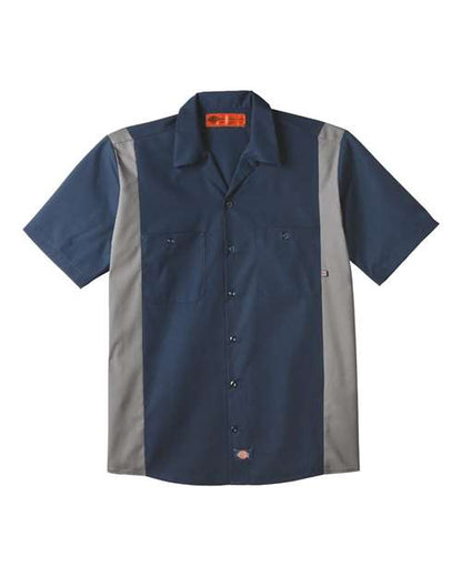 Dickies Men's Industrial Colorblocked Short Sleeve Shirt - LS524