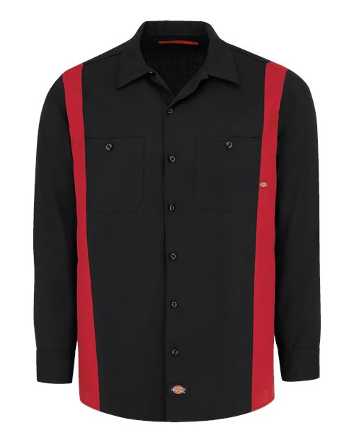 Dickies Men's Industrial Colorblocked Long Sleeve Shirt - 5524