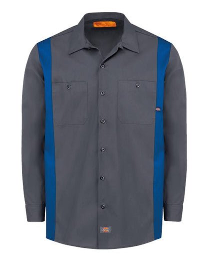 Dickies Men's Industrial Colorblocked Long Sleeve Shirt - 5524