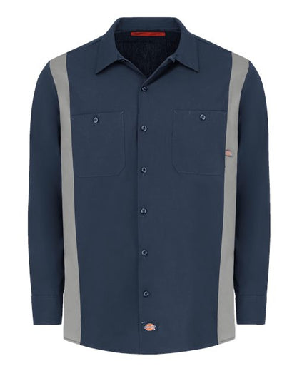 Dickies Men's Industrial Colorblocked Long Sleeve Shirt - 5524