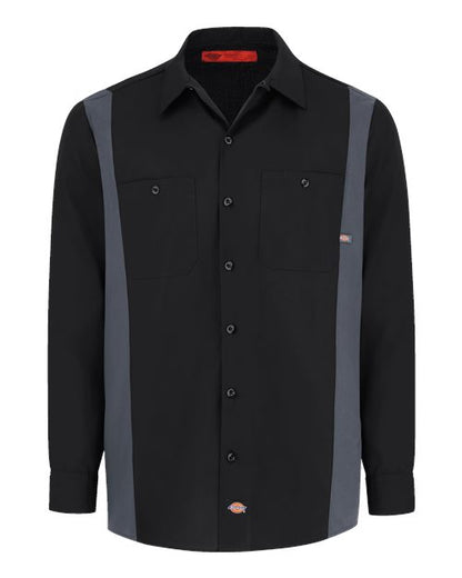 Dickies Men's Tall Industrial Colorblocked Long Sleeve Shirt - 5524T