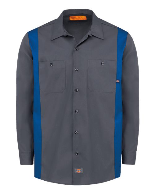Dickies Men's Tall Industrial Colorblocked Long Sleeve Shirt - 5524T