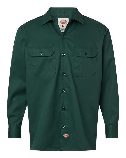 Dickies Men's Tall Long Sleeve Work Shirt - 5574T