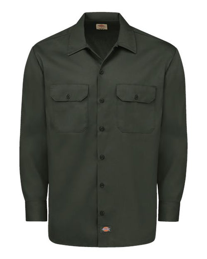 Dickies Men's Tall Long Sleeve Work Shirt - 5574T