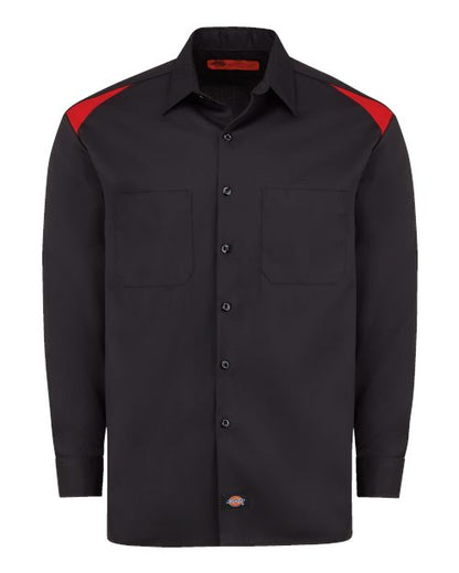 Dickies Men's Tall Long Sleeve Performance Team Shirt - 6605T