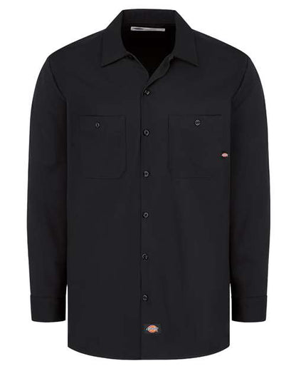 Dickies Men's Tall Industrial Cotton Long Sleeve Work Shirt - L307T