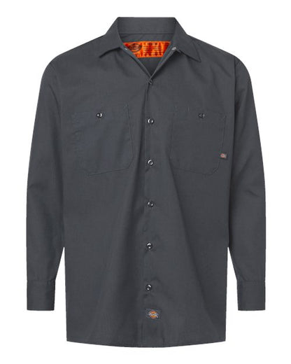 Dickies Men's Tall Industrial Long Sleeve Work Shirt - L535T