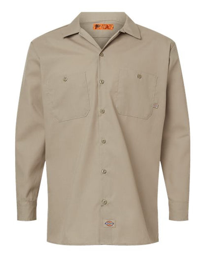 Dickies Men's Tall Industrial Long Sleeve Work Shirt - L535T