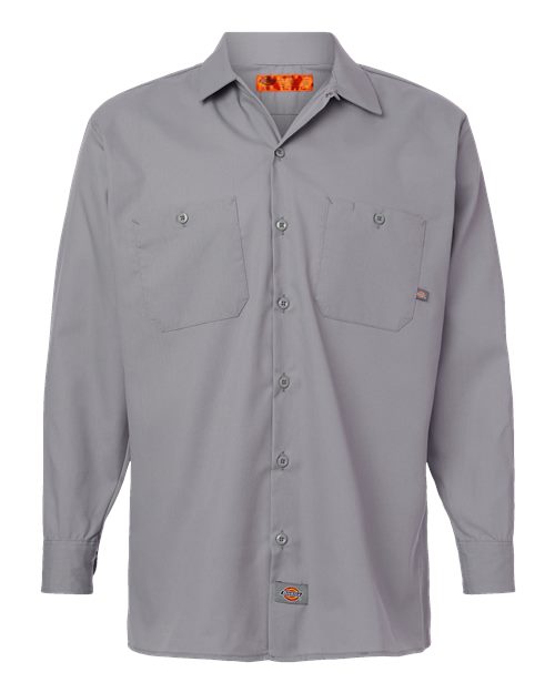 Dickies Men's Tall Industrial Long Sleeve Work Shirt - L535T