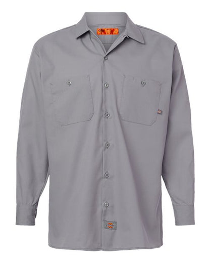 Dickies Men's Tall Industrial Long Sleeve Work Shirt - L535T