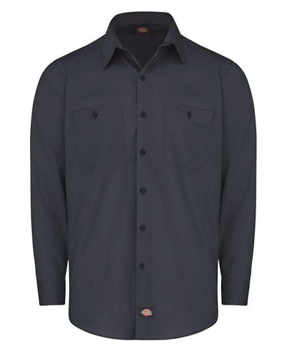Dickies Men's Tall Industrial Worktech Ventilated Long Sleeve Work Shirt - LL51T