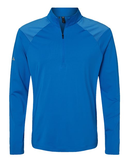 Adidas Men's Ultimate365 Lightweight Shoulder Stripe Quarter-Zip Pullover - A520