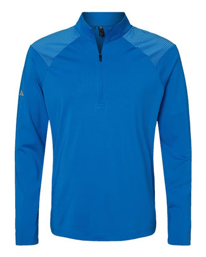 Adidas Men's Ultimate365 Lightweight Shoulder Stripe Quarter-Zip Pullover - A520