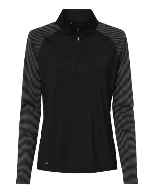 Adidas Women's Ultimate365 Lightweight Raglan Quarter-Zip Pullover - A521
