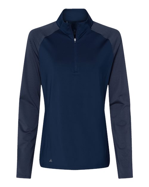 Adidas Women's Ultimate365 Lightweight Raglan Quarter-Zip Pullover - A521