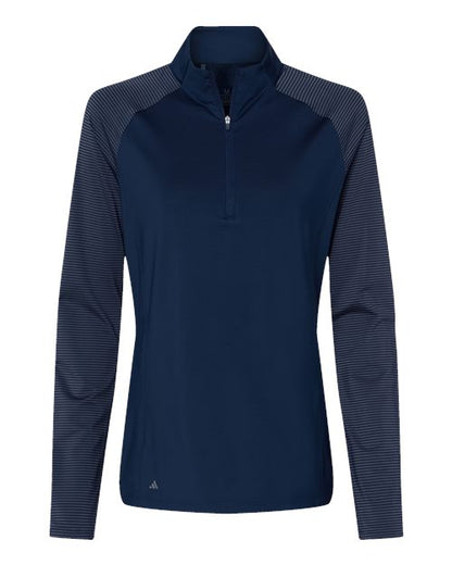 Adidas Women's Ultimate365 Lightweight Raglan Quarter-Zip Pullover - A521