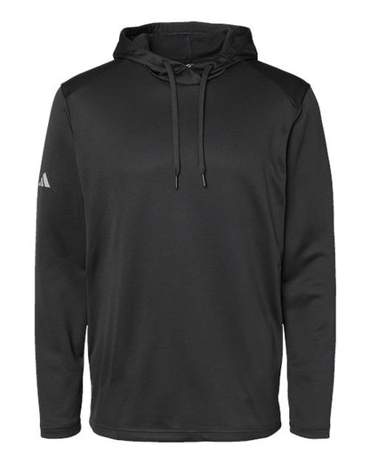 Adidas Men's Textured Mixed Media Midweight Hooded Sweatshirt - A530